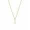 pear shaped white diamond pendant in a drop setting<br>with diamond-kissed bail and rope-style gold chain <span class='visuallyhidden'>Call or text 323-404-2959 if you need shopping assistance.</span>